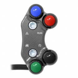 Botonera Jetprime JPPLD039T Triumph Street Triple 765 2023 2024 Negro Versión Street