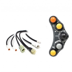 Botonera Jetprime JPPLS004T Kawasaki ZX 10 R 2016 2020 Titanio Versión Street