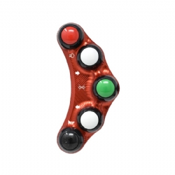 Botonera Jetprime JPPLS008R BMW R 1200 Nine T 2021 2023 Rojo Versión Street