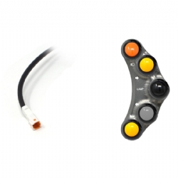 Botonera Jetprime JPPLS018T Ducati Monster 1100 2009 2013 Titanio Versión Street