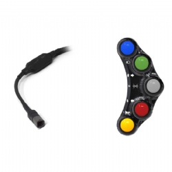 Botonera Jetprime JPPLS020 Ducati Panigale 1000 V4 R 2019 2020 Negro Versión Street