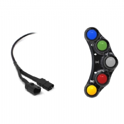 Botonera Jetprime JPPLS028 BMW HP4 2009 2014 Negro Versión Street