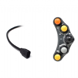 Botonera Jetprime JPPLS034T Kawasaki Ninja H2 2015 2020 Titanio Versión Street