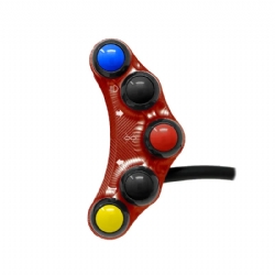 Botonera Jetprime JPPLS038R BMW M 1000 RR 2020 2023 Rojo Versión Street