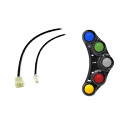 Botonera Jetprime JPPLS053 Yamaha XSR 700 2016 2018 Negro Versión Street