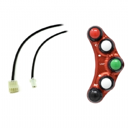 Botonera Jetprime JPPLS053R Yamaha XSR 700 2016 2018 Rojo Versión Street