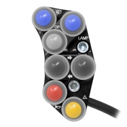 Botonera Jetprime JPPLSE002 Yamaha Tenere 700 2022 2024 Negro Enduro Racing