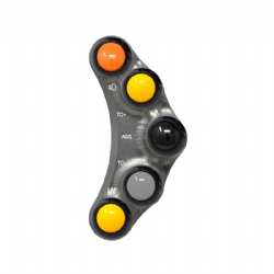 Botonera Jetprime JPPLSR008T BMW S 1000 R 2014 2017 Titanio Versión Racing