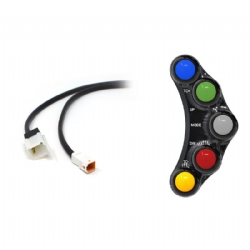 Botonera Jetprime JPPLSR009TC Aprilia RSV 4 1000 2009 2010 Negro Versión Racing