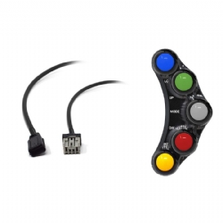 Botonera Jetprime JPPLSR017 Honda CBR 1000 RR 2017 2019 Negro Versión Racing