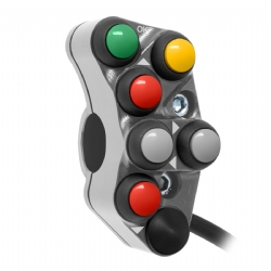 Botonera Jetprime JPPLSR062T Triumph Street Triple 765 2023 2024 Titanio Versión Racing