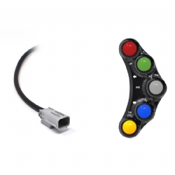 Botonera Jetprime JPPLSR660 Aprilia RS 660 2020 2023 Negro Versión Racing