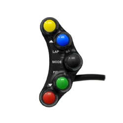 Botonera Jetprime JPSPS005 Honda CBR 600 RR 2024-2025 Negro