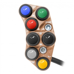 Botonera Jetprime JPPSDU020C Ducati Panigale 1000 V4 2018 2024 Cobre Versión Racing