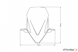 Pantalla Puig 20574F V-Tech Line Touring Honda Forza 750 2021 - foto 2 Pantalla Puig 20574F V-Tech Line Touring Honda Forza 750 2021 - foto 2