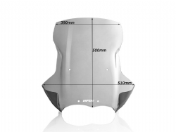 Parabrisas Caponord WRS BM006F BMW R 1200 GS 2004-2012 Ahumado