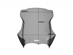 Parabrisas Intermedio WRS BM005FS BMW R 1200 GS 2004-2012 Ahumado Oscuro