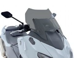 Parabrisas Intermedio WRS YA040FS Yamaha Tmax 560 2025 Ahumado Oscuro
