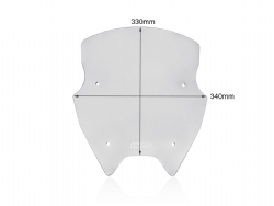 Parabrisas Sport WRS BM072T BMW R 1200 RS 2015-2018 Transparente