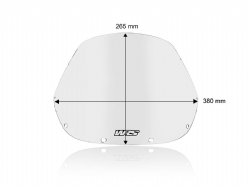 Parabrisas Standard WRS AP014T Aprilia Tuareg 660 1986-1990 Transparente - foto 3 Parabrisas Standard WRS AP014T Aprilia Tuareg 660 1986-1990 Transparente - foto 3