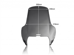 Parabrisas Standard WRS BM062FS BMW R 1100 GS 1994-1999 Ahumado Oscuro