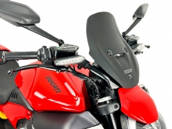 Parabrisas WRS DU029NO Touring Ducati Diavel V4 ABS 2023 Negro Mate