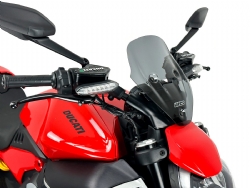 Parabrisas WRS DU030FS Sport Ducati Diavel V4 ABS 2023 Ahumado Oscuro