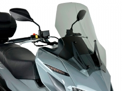 Cupula moto MRA universal con altura regulable ahumado