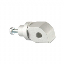 Pareja de adaptadores para posapies traseros Lightech FTP028SIL Yamaha YZF R1 2015-2023 Plata