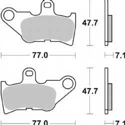 Pastillas freno Brembo 07046CC - foto 3 Pastillas freno Brembo 07046CC - foto 3