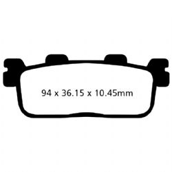 Pastillas freno Ebc SFA607