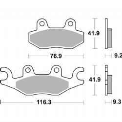Pastillas freno Brembo 07095 - foto 3 Pastillas freno Brembo 07095 - foto 3
