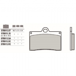 Pastillas freno Brembo 07BB1535