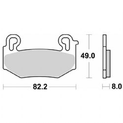Pastillas freno Brembo 07BB42SA Bmw R1300 GS 2024