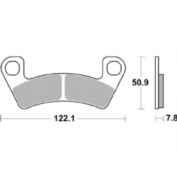Pastillas freno Brembo 07GR87SD