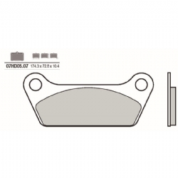 Pastillas freno Brembo 07HD0507