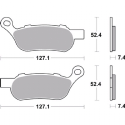 Pastillas freno Brembo 07HD07SP - foto 2 Pastillas freno Brembo 07HD07SP - foto 2