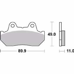 Pastillas freno Brembo 07HO10SP - foto 2 Pastillas freno Brembo 07HO10SP - foto 2