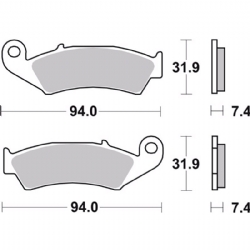Pastillas freno Brembo 07HO2506 - foto 2 Pastillas freno Brembo 07HO2506 - foto 2