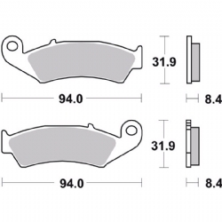Pastillas freno Brembo 07HO29SP - foto 2 Pastillas freno Brembo 07HO29SP - foto 2