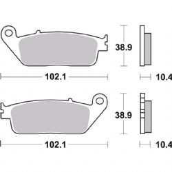 Pastillas freno Brembo 07HO3405 - foto 2 Pastillas freno Brembo 07HO3405 - foto 2