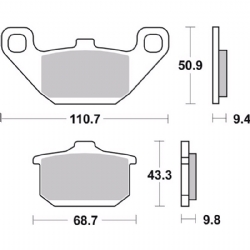 Pastillas freno Brembo 07KA08SA - foto 2 Pastillas freno Brembo 07KA08SA - foto 2