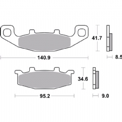 Pastillas freno Brembo 07KA09SP - foto 2 Pastillas freno Brembo 07KA09SP - foto 2
