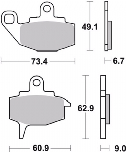 Pastillas freno Brembo 07KA10TT - foto 2