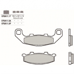 Pastillas freno Brembo 07KA1117