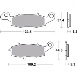 Pastillas freno Brembo 07KA18SP - foto 2 Pastillas freno Brembo 07KA18SP - foto 2