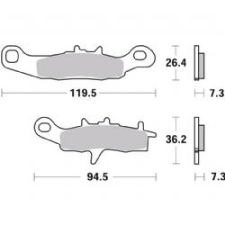Pastillas freno Brembo 07KA22SD - foto 2 Pastillas freno Brembo 07KA22SD - foto 2