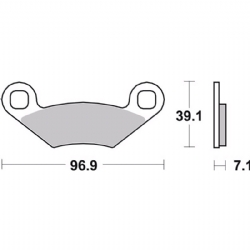 Pastillas freno Brembo 07PO0106 - foto 2 Pastillas freno Brembo 07PO0106 - foto 2