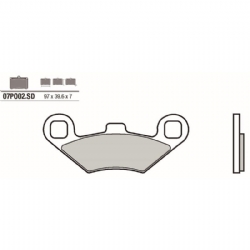 Pastillas freno Brembo 07PO02SD