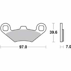 Pastillas freno Brembo 07PO02SD - foto 2 Pastillas freno Brembo 07PO02SD - foto 2